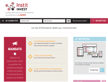 Tablet Screenshot of institinvest.com